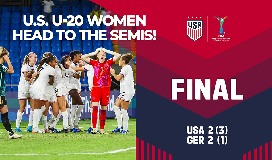 US Advances to Semis of 2024 FIFA U20 Women’s World Cup