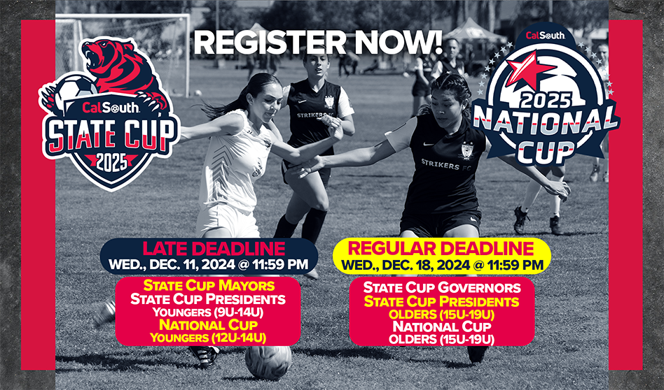 Be Aware of Deadlines for 2025 State & National Cup!