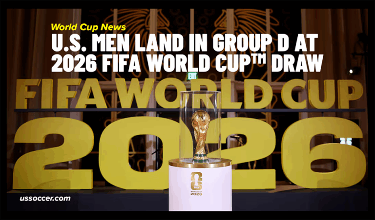 USMNT Draws Group D for 2026 FIFA World Cup